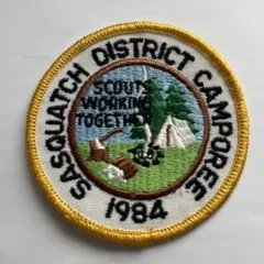 アメリカ 刺繍ワッペン ボーイスカウト BSA まとめ売り ビンテージ 当時物 90s BSA ボーイスカウト トマホークスカウト 40周年 ワッペン キャンプ