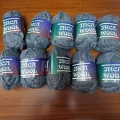 INCA WOOL グレー 毛糸 50g