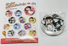 不二家 ペコちゃん サンリオキャラクターズ コラボ 缶バッジ クロミ