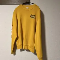 90'sビンテージ古着！アメリカ製 Langlits Leathersスウェット 古着 90s USA製 SATANS OUTCASTS デビル 悪魔 両面 プリント