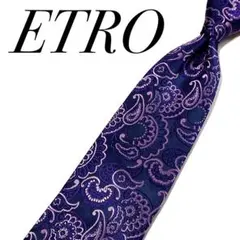 3850✨極美品✨エトロ ネクタイ ペイズリー 花柄