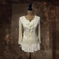 平成ギャル　姫ギャル　y2k　オフショル　ミニワンピ　レース❤新品・未使用 y2k punk 平成ギャル フェアリーグランジ系 キャップ 刺繍