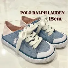 【美品】Polo Ralph Lauren スニーカー 15cm デニムのサムネイル