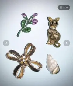 select vintage like brooch set /ブローチセット