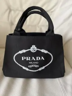 PRADA 黒 キャンバスバッグ　ショルダー