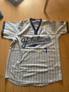 横浜ベイスターズ 金城龍彦選手 1993-2005ビジターユニフォーム - メルカリ