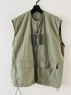 PaulineBleu ポリーヌブロー　カーキ　ベスト　タグ付き新品