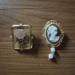 ブローチ　コサージュ