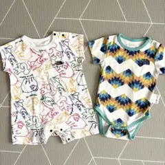 THE NORTH FACE 　ノースフェイス　動物柄ロンパース　セット