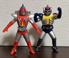 ソフビ魂スカイゼル　グランゼル 宇宙鉄人キョーダイン】特撮合金『スカイゼル』『グランゼル
