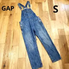 GAP　ギャップ　デニム　オーバーオール　S　紺タグ