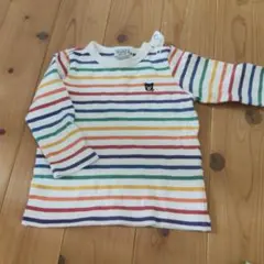 DOUBLE.B ストライプ Tシャツ 05　90