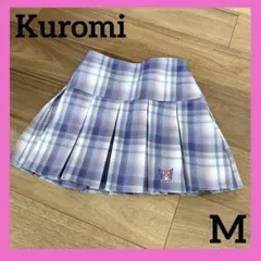 Kuromi クロミ プリーツスカート 紫 ミニスカート 可愛い M サンリオのサムネイル