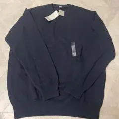 即購入ok 旧タグオールドユニクロ　ネイビー XL ニットセーター