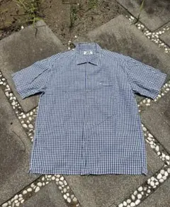 00s PIKO チェック柄 半袖シャツ Y2K 平成 ボックスシルエットガーゼのサムネイル
