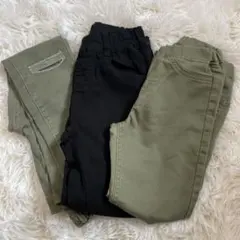 GU 西松屋 Ｈ&M 110サイズ パンツ3点セット
