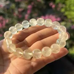 幸運の虹✨天然 アイリスシトリン ブレスレット 11.5mm 大玉 1793 