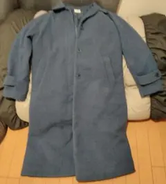 ロングコート ブルー