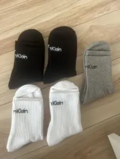 Calvin Klein ソックス 黒白1足ずつのサムネイル