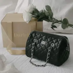 【新品・未使用】Darich キルティングミニボストンバッグ ノベルティ