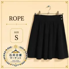ROPE ロペ フレアスカート S ブラック ミニ丈 レディース シンプル 上品のサムネイル