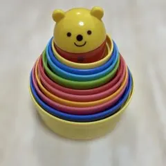 Combi　コンビ「コップがさね」　知育玩具　プーさんのサムネイル
