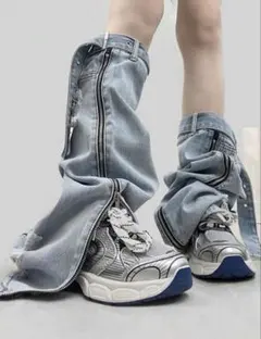 デニム レッグウォーマー Shein