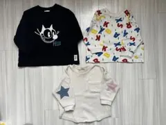 BREEZE ブリーズ 90 トップス3点セット 使用感あり 保育園着