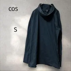 COS ＊長袖プルオーバーシャツ 【36】ブラック コットン オーバーサイズのサムネイル