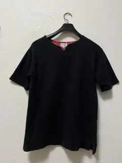 オーチバル×エディフィス　半袖カットソー　/L　ブラック　鹿の子　半袖Tシャツ