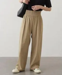 【美品】JOURNAL STANDARD ナイロンストレッチワイドパンツ S