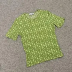 【セール】CELINE 36 トリオンフ柄 C柄マカダム ロゴ総柄Tシャツのサムネイル