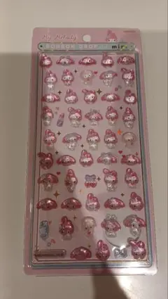 【新品未開封】ボンボンドロップシールミニ マイメロ　ピンク　正規品