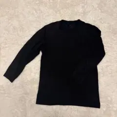 ユニクロ ヒートテック 極暖 クルーネック ブラック L 黒