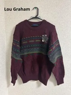 バイ グラッドハンド アイランド クルーネック ケーブル ニット 