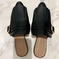 MARNI ミュール サンダル フリンジ 黒のサムネイル