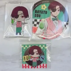 ウィンブレ and GALLERY 特典 コースター アクキー 蘇芳