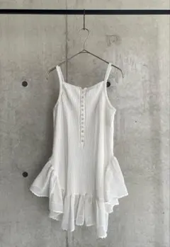 tgor Frill camisole OFF-WHITE 室内試着のみのサムネイル