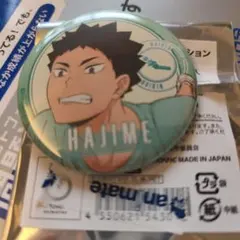 ハイキュー 体力測定 岩泉一 缶バッジ
