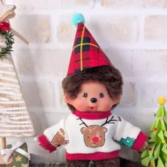 【単品】Sモンチッチ用 クリスマストレーナー（トナカイ）
