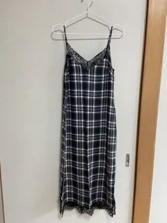ZARA キャミワンピース チェック柄