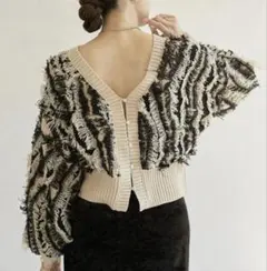 フリンジ カーディガン