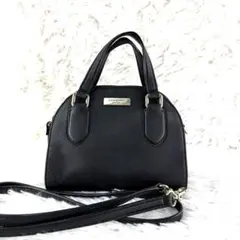 美品✨ケイトスペード ミニショルダーバッグ 2way サフィアーノレザー 黒