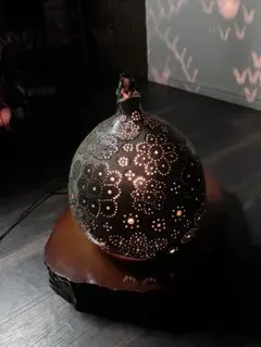 作家作品陶器ランプ