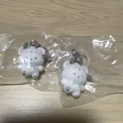 サンリオキャラクターズ　ふわふわスノー　めじるしチャーム　ポチャッコ2個