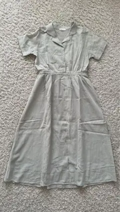 earth music & ecology 半袖シャツワンピース ミント