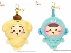 ちいかわサンリオKiramekko うさぎ×プリン くりまん×ハンギョドン 2体
