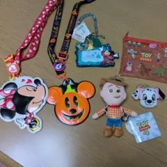 ディズニーキャラクター 　キーホルダー ぬいぐるみセット