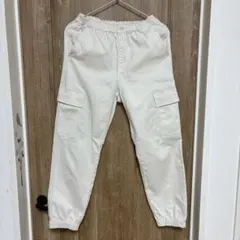 UNIQLOウルトラストレッチカーゴジョガーパンツ KIDS160 ナチュラル