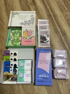 新品、送料無料！石けん　入浴剤　おまとめ　ライオン植物物語　資生堂サボンドールのサムネイル